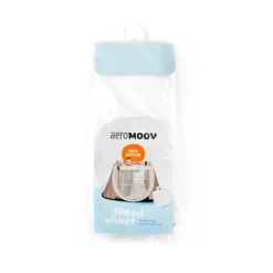 AeroMoov Lençol Ajustável para Cama de Viagem - Branco