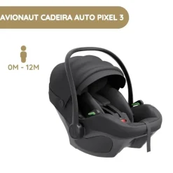 Avionaut Cadeira Auto Pixel 3 - Black