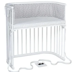 Babybay Cama Co-Sleep Boxspring - lacado branco