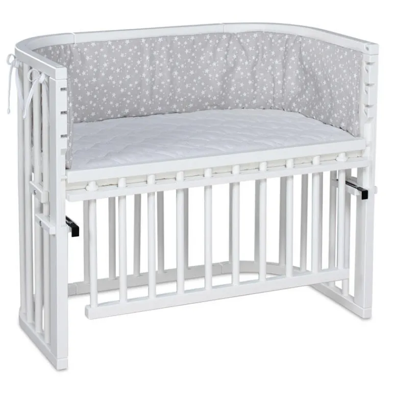 Babybay Cama Co-Sleep Maxi Comfort Plus - lacado branco