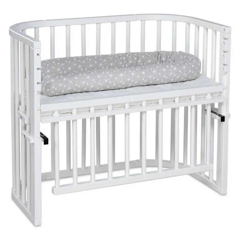 Babybay Cama Co-Sleep Maxi Comfort Plus - lacado branco