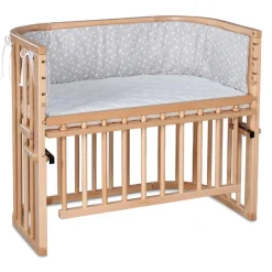 Babybay Cama Co-Sleep Maxi Comfort Plus - lacado natural
