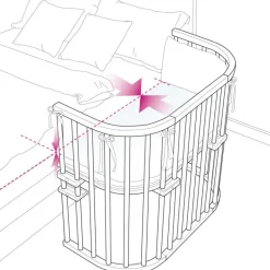 Babybay Cama Co-Sleep Original - natural sem tratamento