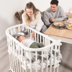 Babybay Grade Lateral Cama Co-Sleep para modelo Original e Midi - lacado branco