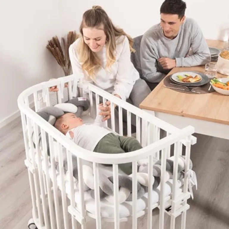 Babybay Grade Lateral Cama Co-Sleep para modelo Original e Midi - lacado natural