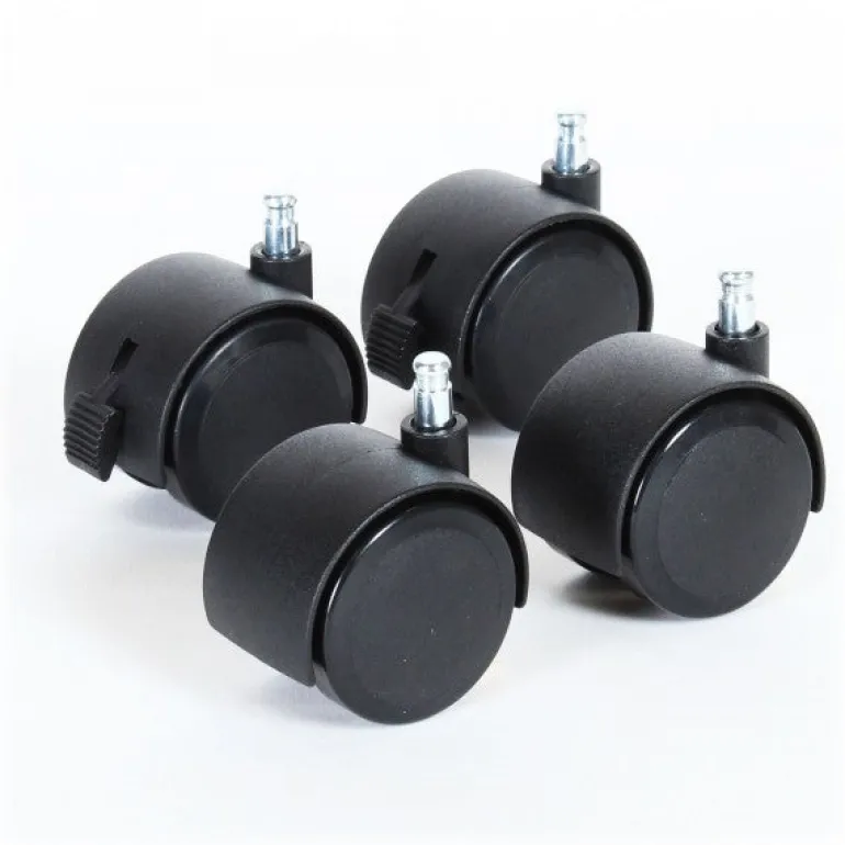 Babybay Jogo de Rodas Parquet para todos los modelos - negro