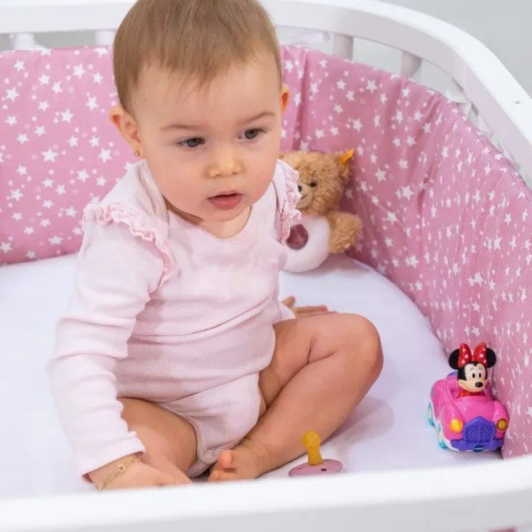 Babybay Lençol Ajustável Jersey Deluxe para modelo Original - cinza