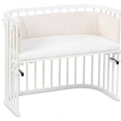 Babybay Protetor de Grades Algodão Orgânico Royal para Maxi, Boxspring, Comfort e Comfort Plus - beige