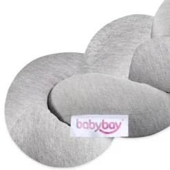 Babybay Rolo Trançado para todos os modelos - cinza claro mesclado