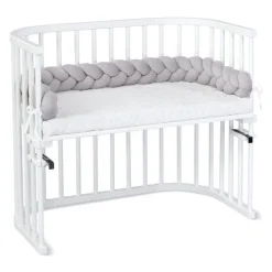 Babybay Rolo Trançado para todos os modelos - cinza claro mesclado