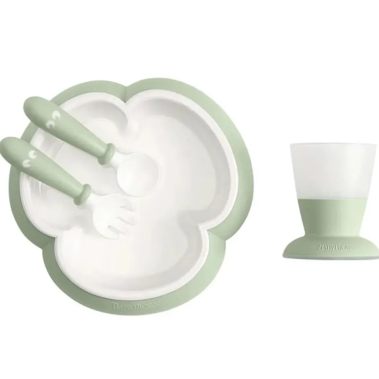 BabyBjorn Conjunto de Refeição - Verde Pastel