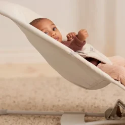 BabyBjorn Espreguiçadeira Balance Soft Woven/Jersey/Mesh - Beige Claro