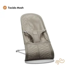 BabyBjorn Espreguiçadeira Bliss Mesh - Rosa Palo
