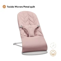 BabyBjorn Espreguiçadeira Bliss Woven Pétala - Verde Oscuro