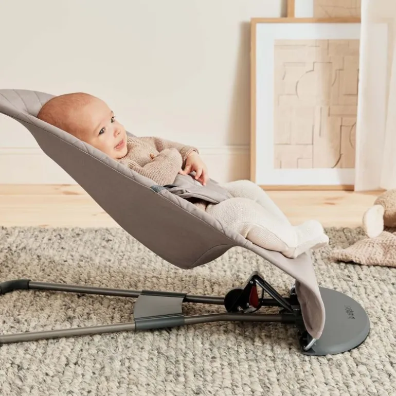 BabyBjorn Espreguiçadeira Bliss Woven Classic - Gris Arena