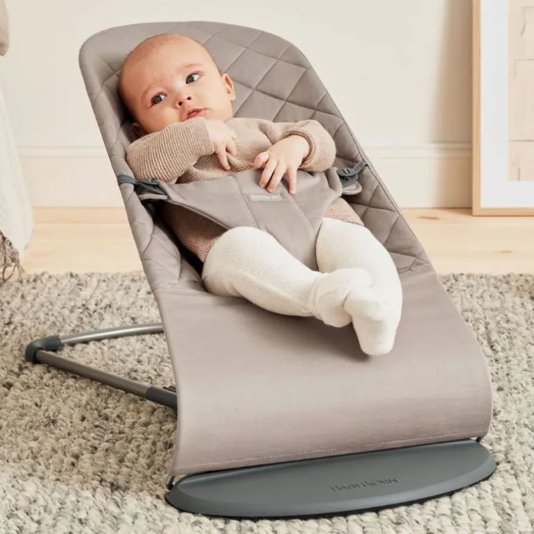 BabyBjorn Espreguiçadeira Bliss Woven Classic - Gris Arena