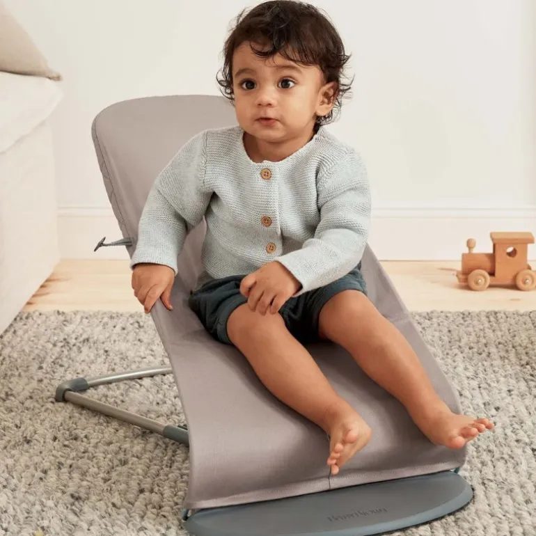 BabyBjorn Espreguiçadeira Bliss Woven Classic - Gris Arena