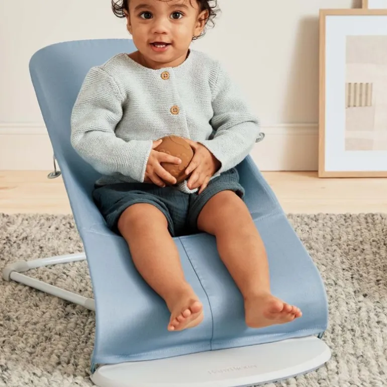BabyBjorn Espreguiçadeira Bliss Woven Pétala - Azul