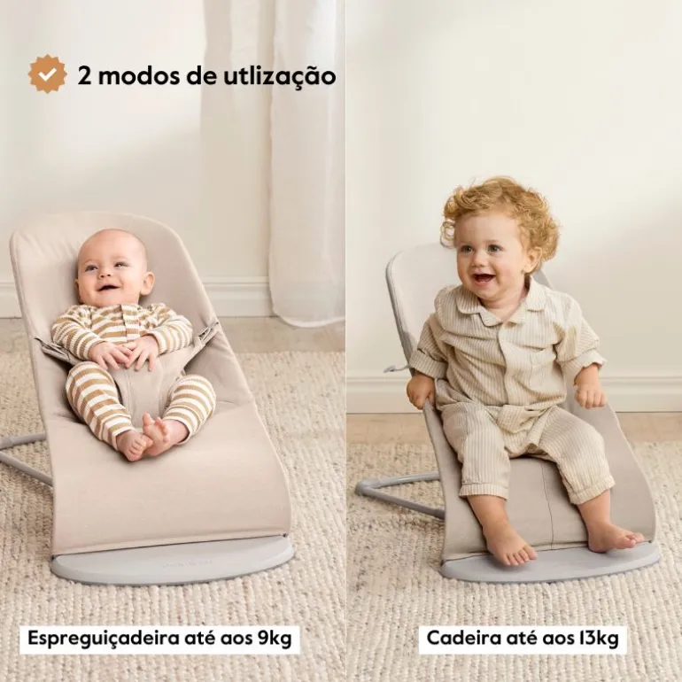 BabyBjorn Espreguiçadeira Bliss Woven Pétala - Azul