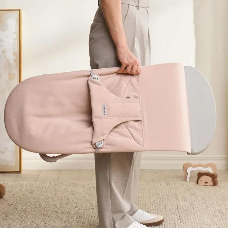 BabyBjorn Espreguiçadeira Bliss Woven Melange - Rosa Claro