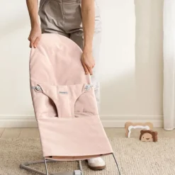 BabyBjorn Espreguiçadeira Bliss Woven Melange - Rosa Claro