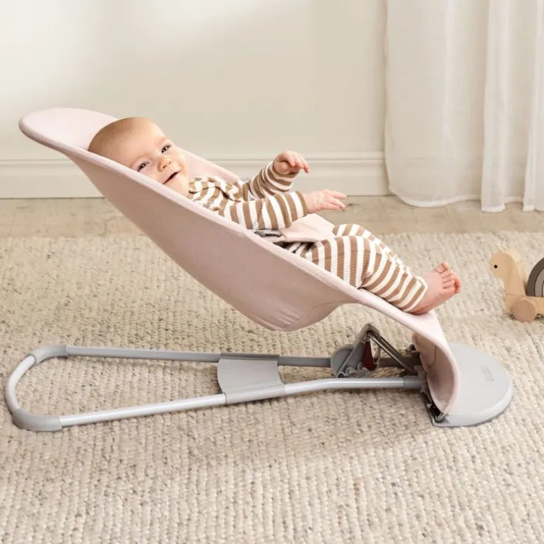 BabyBjorn Espreguiçadeira Bliss Woven Melange - Rosa Claro