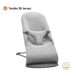 BabyBjorn Espreguiçadeira Bliss 3D Jersey - Gris Oscuro