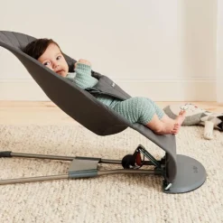 BabyBjorn Espreguiçadeira Bliss Woven Classic - Antracita