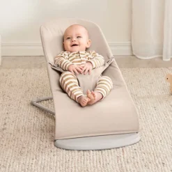 BabyBjorn Espreguiçadeira Bliss Woven Melange - Beige Claro