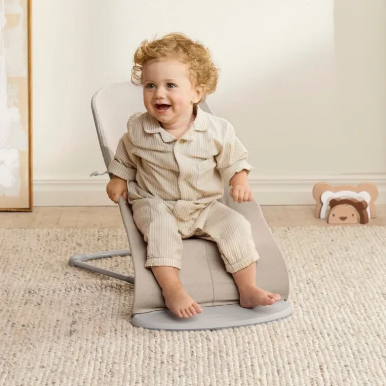 BabyBjorn Espreguiçadeira Bliss Woven Melange - Beige Claro
