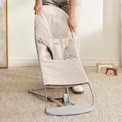 BabyBjorn Espreguiçadeira Bliss Woven Melange - Beige Claro