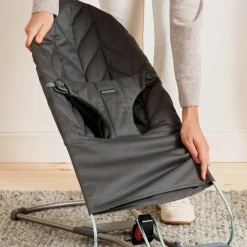 BabyBjorn Espreguiçadeira Bliss Woven Pétala - Antracita