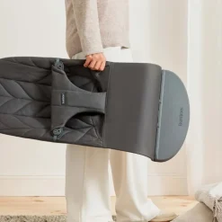 BabyBjorn Espreguiçadeira Bliss Woven Pétala - Antracita
