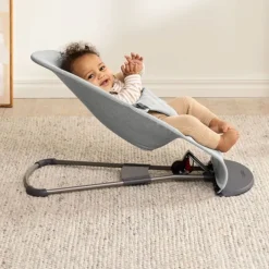 BabyBjorn Espreguiçadeira Bliss Woven Melange - Gris Claro