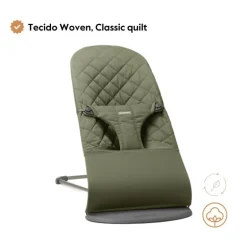 BabyBjorn Espreguiçadeira Bliss Woven Classic - Verde Oscuro