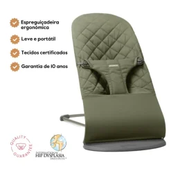 BabyBjorn Espreguiçadeira Bliss Woven Classic - Verde Oscuro