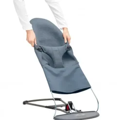 BabyBjorn Forra para Espreguiçadeira Bliss Jersey - Azul Grisaceo