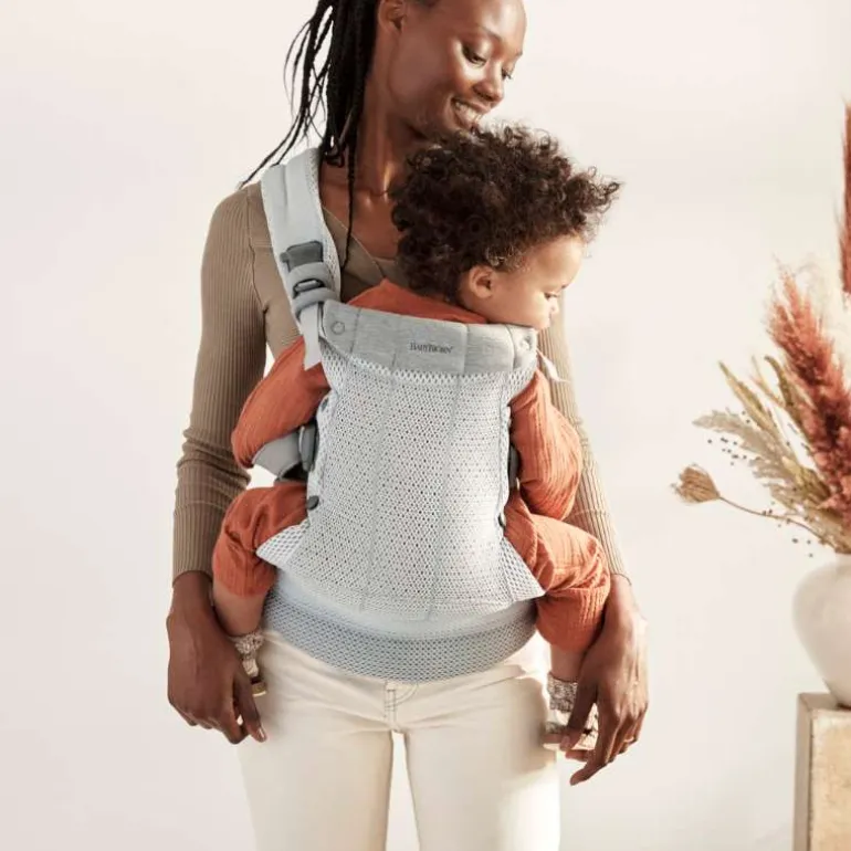 Babybjorn Mochila Porta Bebé Harmony - Plata Mesh