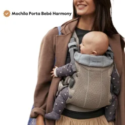 Babybjorn Mochila Porta Bebé Harmony - Plata Mesh