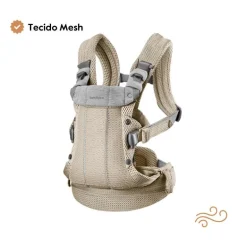 Babybjorn Mochila Porta Bebé Harmony - Plata Mesh