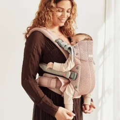 Babybjorn Mochila Porta Bebé Harmony - Rosa Palo Mesh