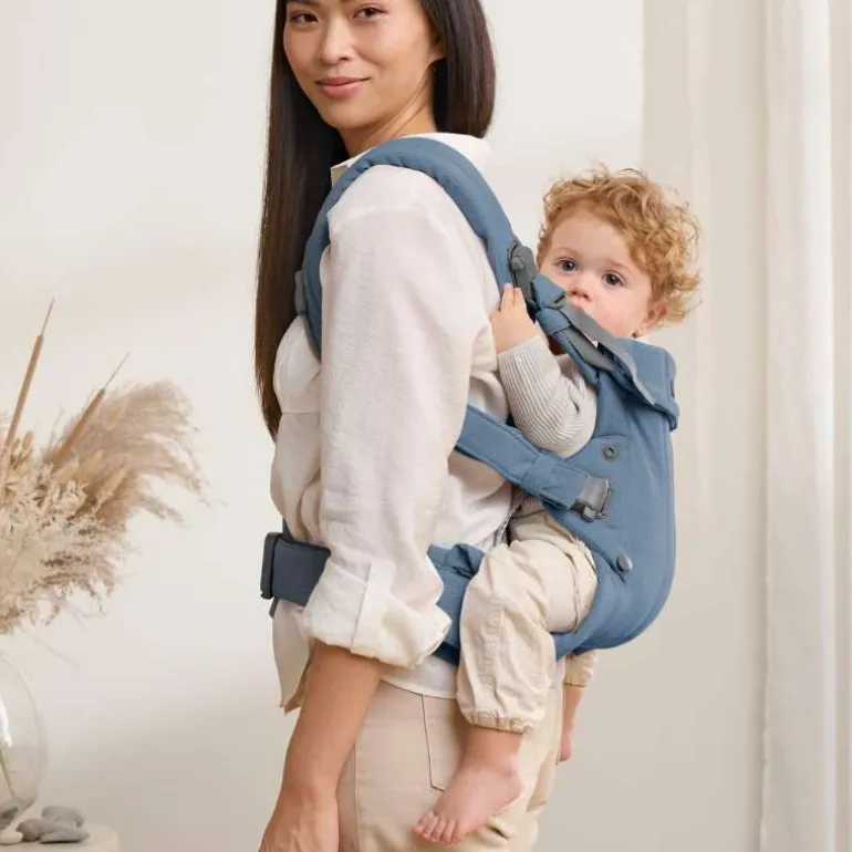 Babybjorn Mochila Porta Bebé Harmony Woven Melange - Azul