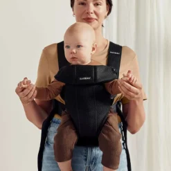 BabyBjorn Mochila Porta Bebé Mini Mesh - Negro
