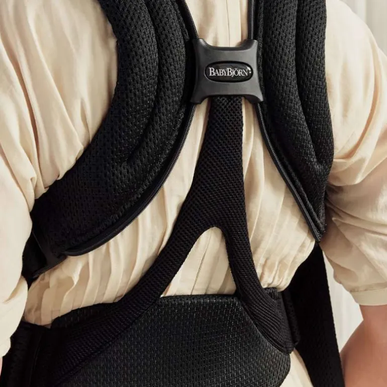 BabyBjorn Mochila Porta Bebé Move Mesh - Negro