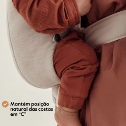 BabyBjorn Mochila Porta Bebé Mini Cotton - Antracita/Paisaje