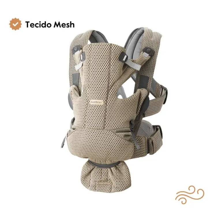 BabyBjorn Mochila Porta Bebé Move Mesh - Grey