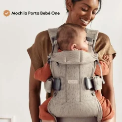 BabyBjorn Mochila Porta Bebé One Air - Antracita/Leopard