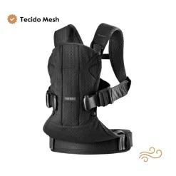 BabyBjorn Mochila Porta Bebé One Air - Antracita/Leopard