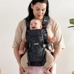 BabyBjorn Mochila Porta Bebé One Air - Antracita/Leopard