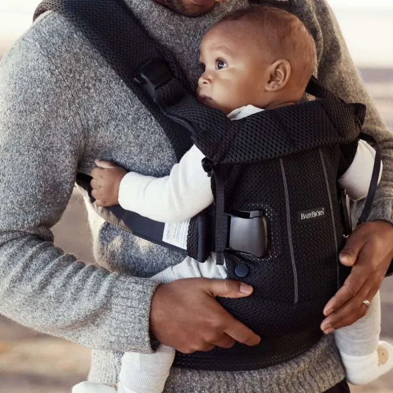 BabyBjorn Mochila Porta Bebé One Air - Negro